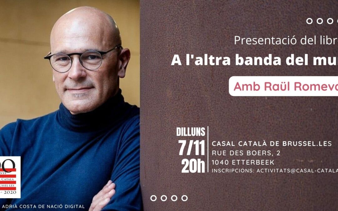 presentació del nou llibre de raül Romeva