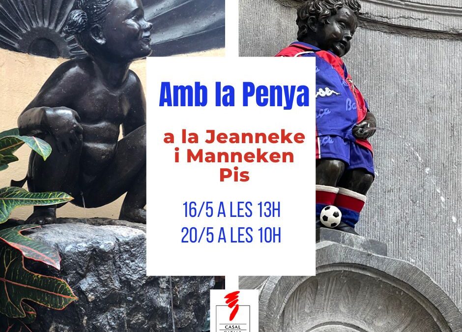 visita a la jeanneke i al manneken pis