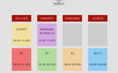 CURSOS DE CATALÀ: Obrim inscripcions!