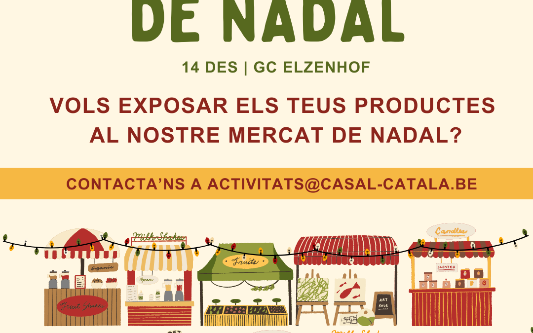 Mercat de Nadal: Exposa els teus productes!